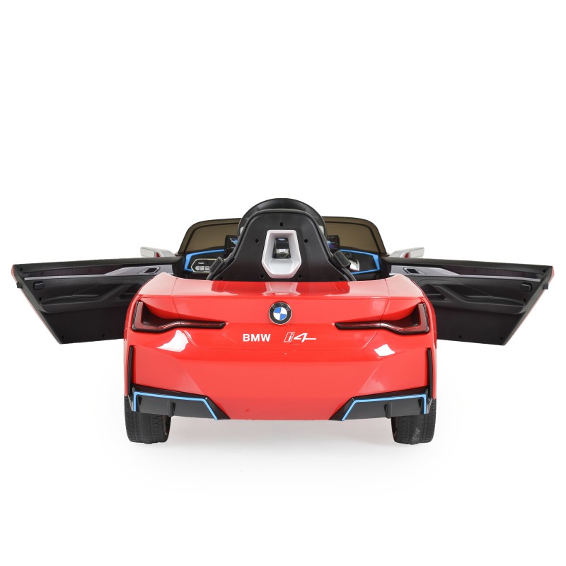 BO car BMW i4 red