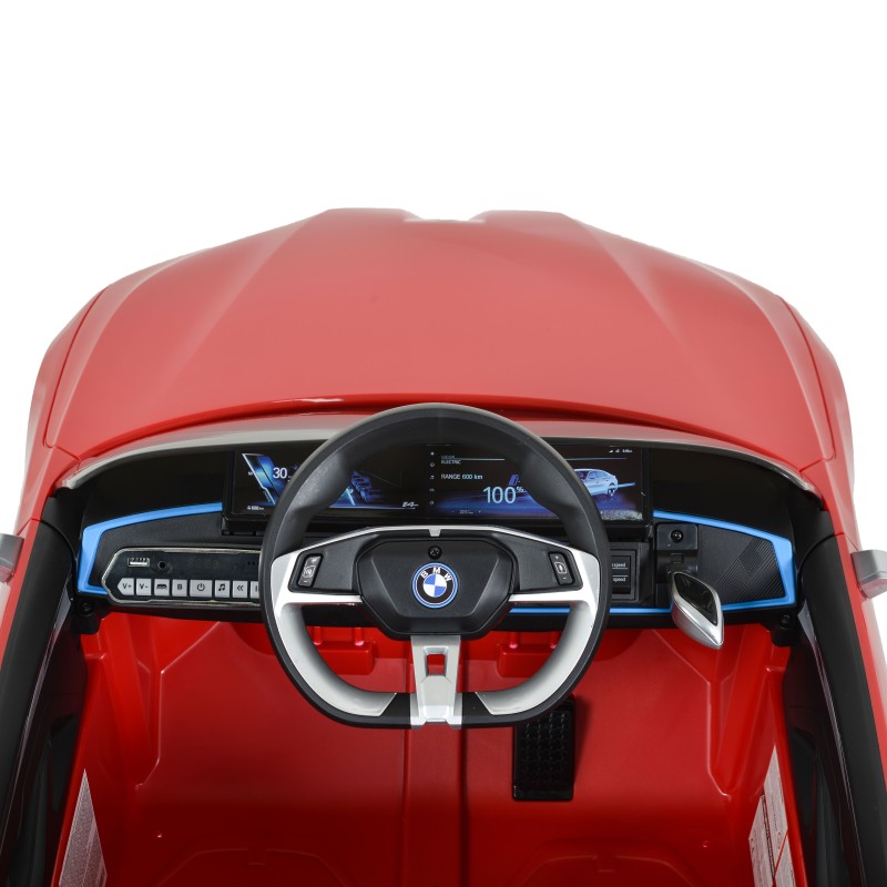 BO car BMW i4 red