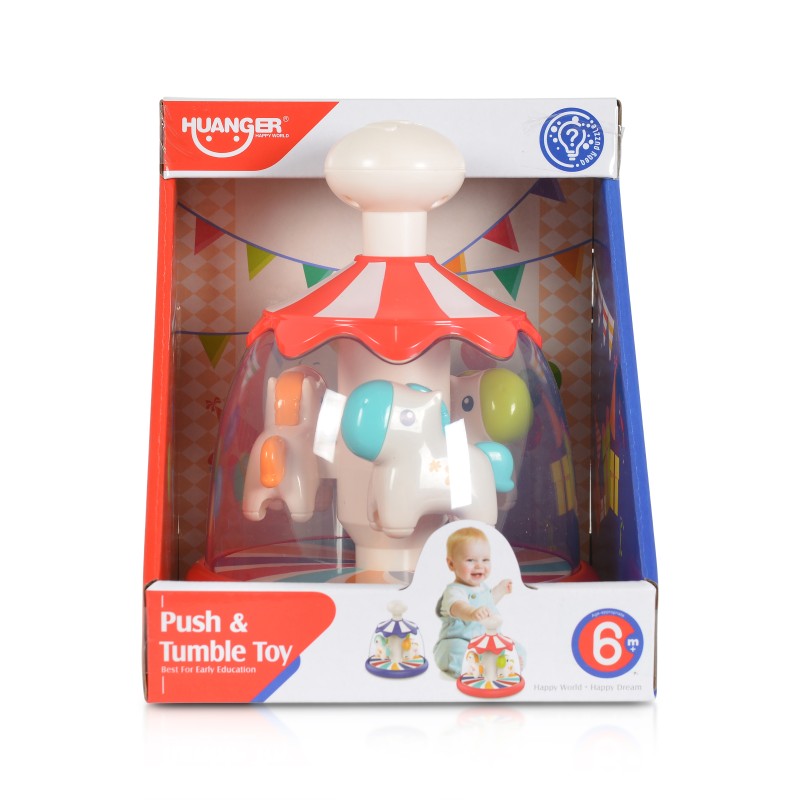 Push and tumble toy red HE8085