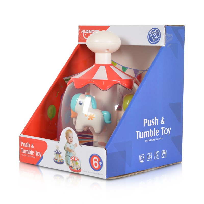 Push and tumble toy red HE8085