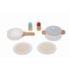 Wooden Play kitchen 7253 15 pcs