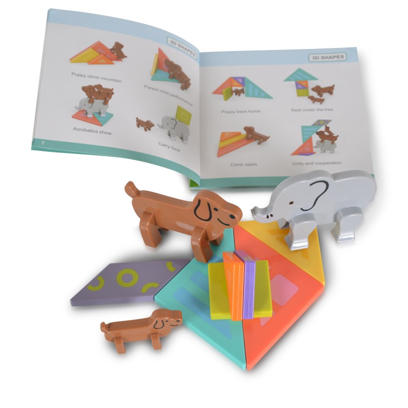 Magnetic Animal Tangram E7982