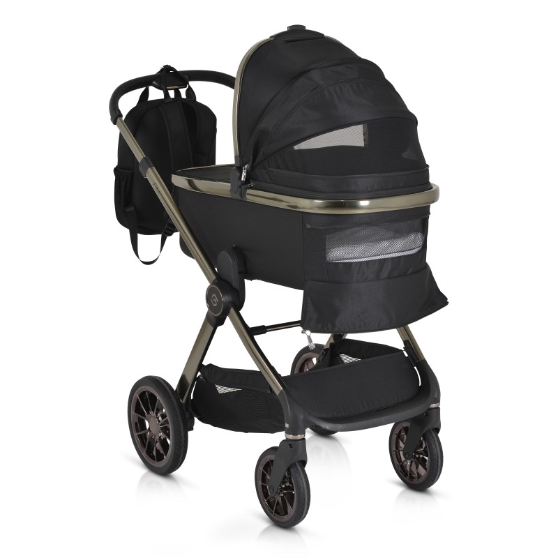 Καρότσι Μωρού 2 σε 1 - iClick - Cangaroo black