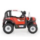 BO tractor Harvest red