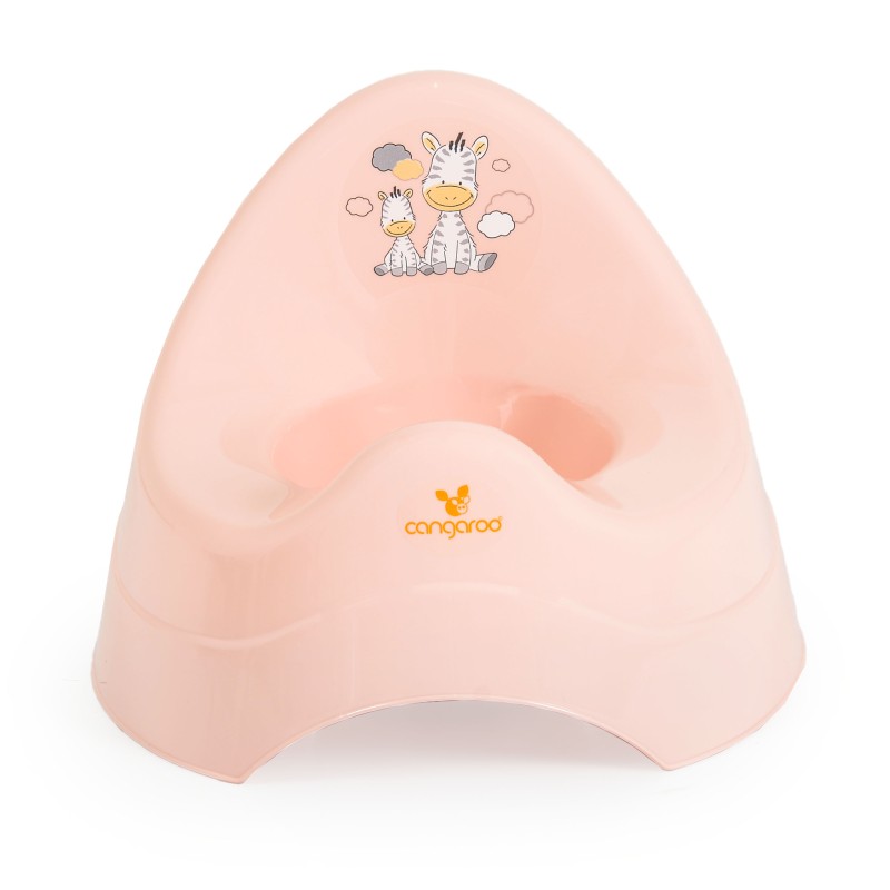 Baby potty Zebra pastel pink