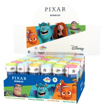 PIXAR MULTI PROPERTY BUBBLES 36 pcs/box