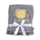 Baby blanket Freya grey