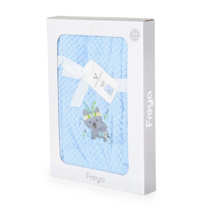 Baby blanket Freya blue