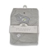 Hooded Towel Manny 76x76cm grey