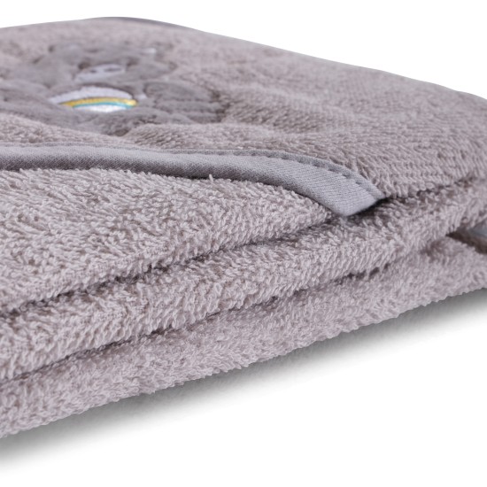 Hooded Towel Manny 76x76cm grey Hooded Towel Manny 76x76cm grey