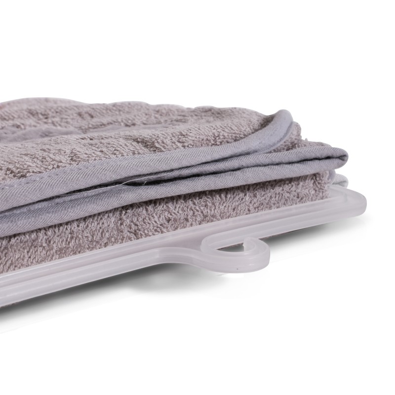 Hooded Towel Manny 76x76cm grey