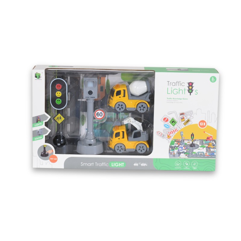 Traffic light w/friction truck 2631-4