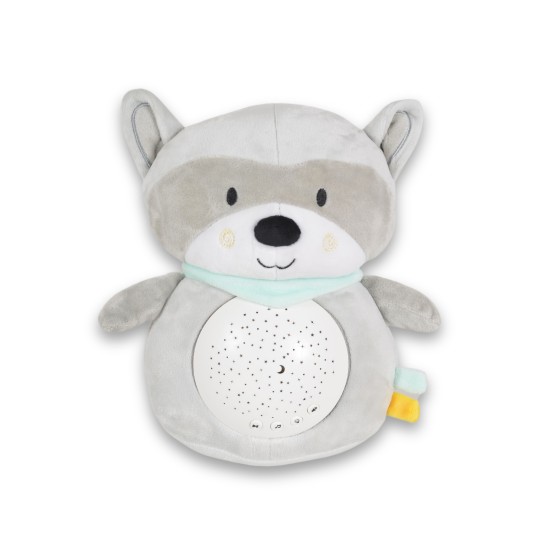 Night light and projector Snuggly Raccoon