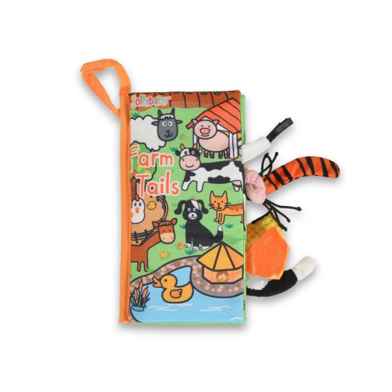 Soft book with tails Farm - J8231 Soft book with tails Farm - J8231