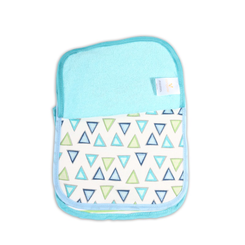 Baby bib Tibby blue