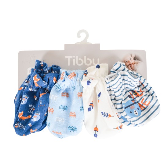 Baby mittens Tibby blue Baby mittens Tibby blue
