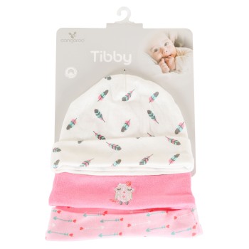 Baby hats Tibby pink