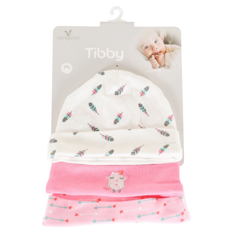 Baby hats Tibby pink
