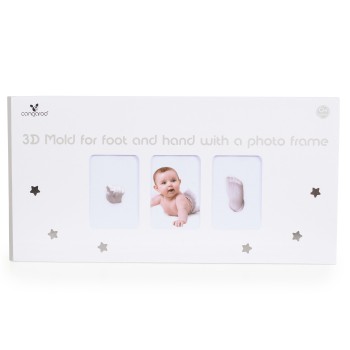 Καλούπι 3D Πατημασιάς με Κορνίζα