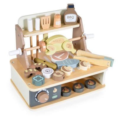 Wooden Barbecue Set - 24070
