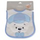Baby bib Maiky blue - 6630 Baby bib Maiky blue - 6630