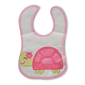 Baby bib May pink