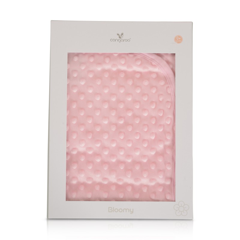 Baby blanket 80/90 cm Bloomy pink 6621