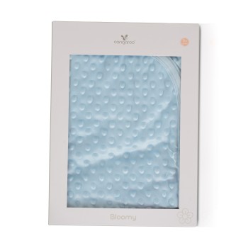 Baby blanket 80/90 cm Bloomy blue 6621