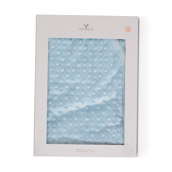 Baby blanket 80/90 cm Bloomy blue 6621 Baby blanket 80/90 cm Bloomy blue 6621