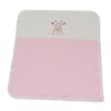 Baby blanket 90/100 cm Mum`s giraffe pink - 7689