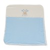 Baby blanket 90/100 cm Mum`s giraffe blue - 7689