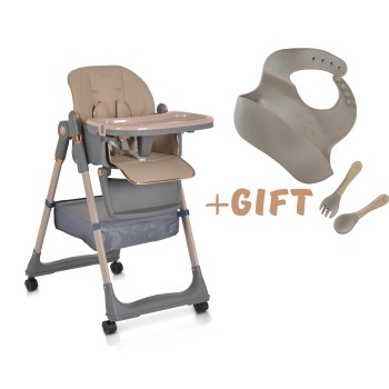 High chair with a gift Lindo beige