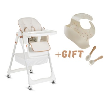 High chair with a gift Lindo white