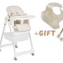 High chair with a gift Lindo white