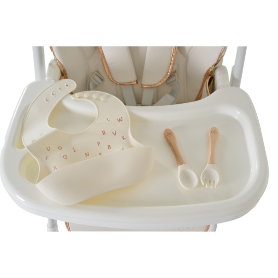 High chair with a gift Lindo white High chair with a gift Lindo white