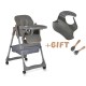 High chair with a gift Lindo grey High chair with a gift Lindo grey