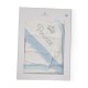 Baby towel Cute Prince 75/75 cm blue - 7594 Baby towel Cute Prince 75/75 cm blue - 7594