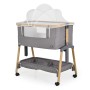 Baby crib Amo light grey