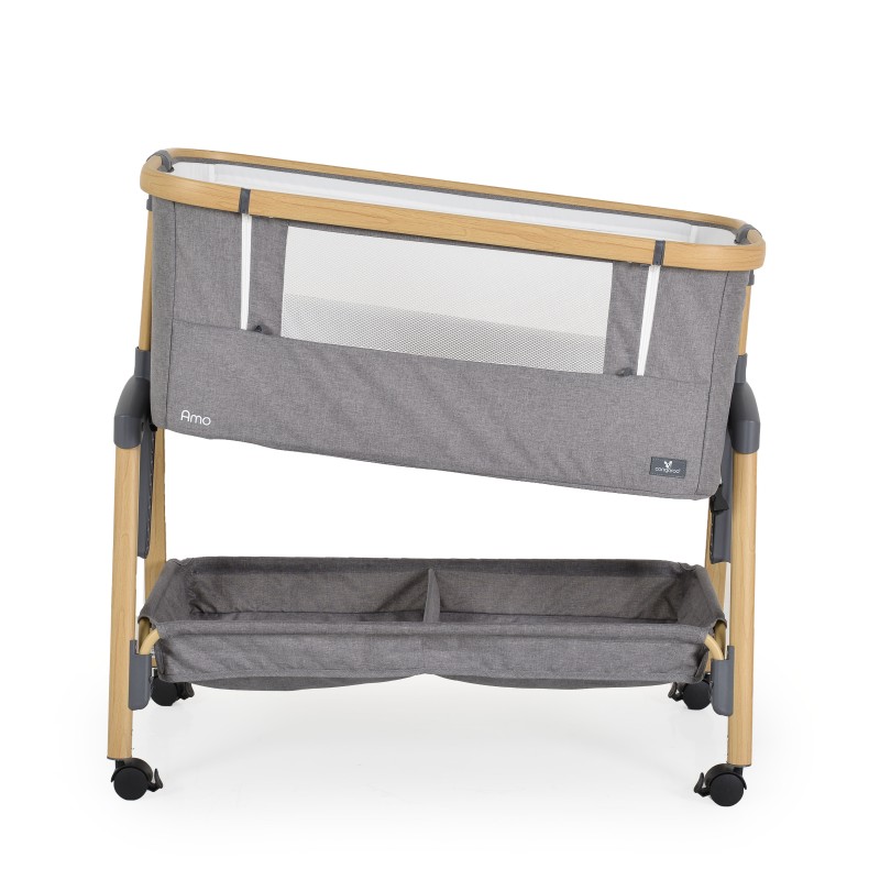 Baby crib Amo light grey