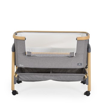 Baby crib Amo light grey