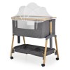 Baby crib Amo dark grey