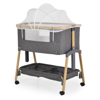 Baby crib Amo dark grey