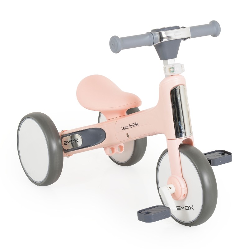 Learn-to-Ride mini balance bike pink