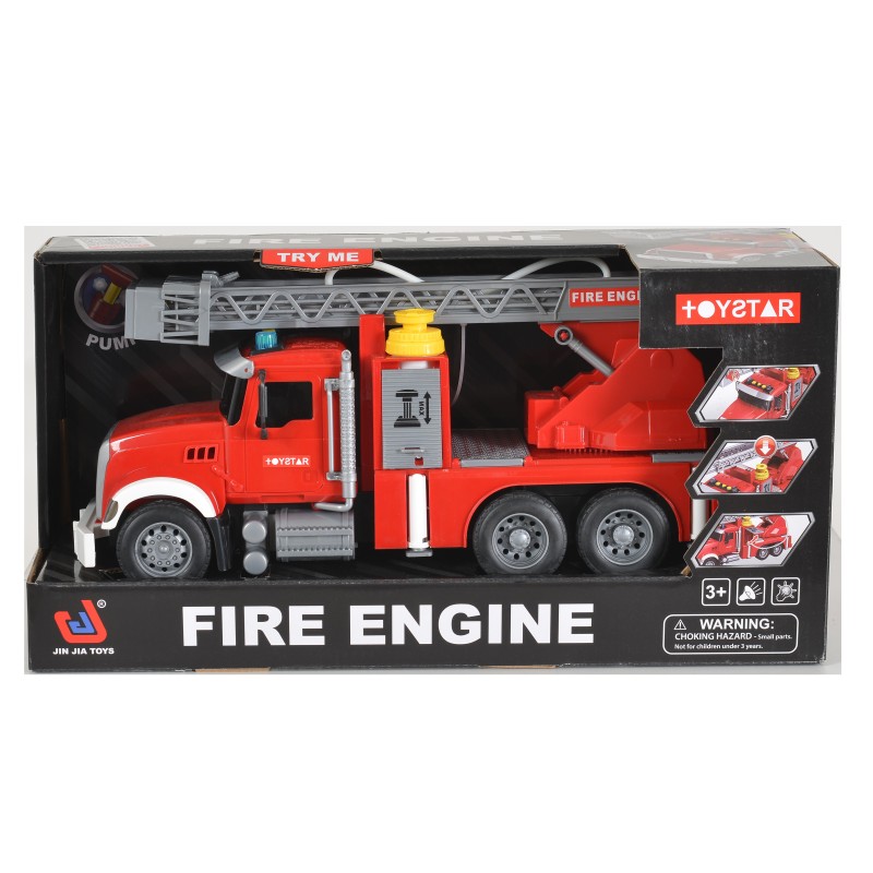 FIRE ENGINE TRUCK WITH SOUND AND SPRAY 666-58P