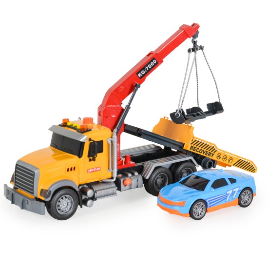 TOW TRUCK WITH LIGHT AND SOUND - 666-55P TOW TRUCK WITH LIGHT AND SOUND - 666-55P
