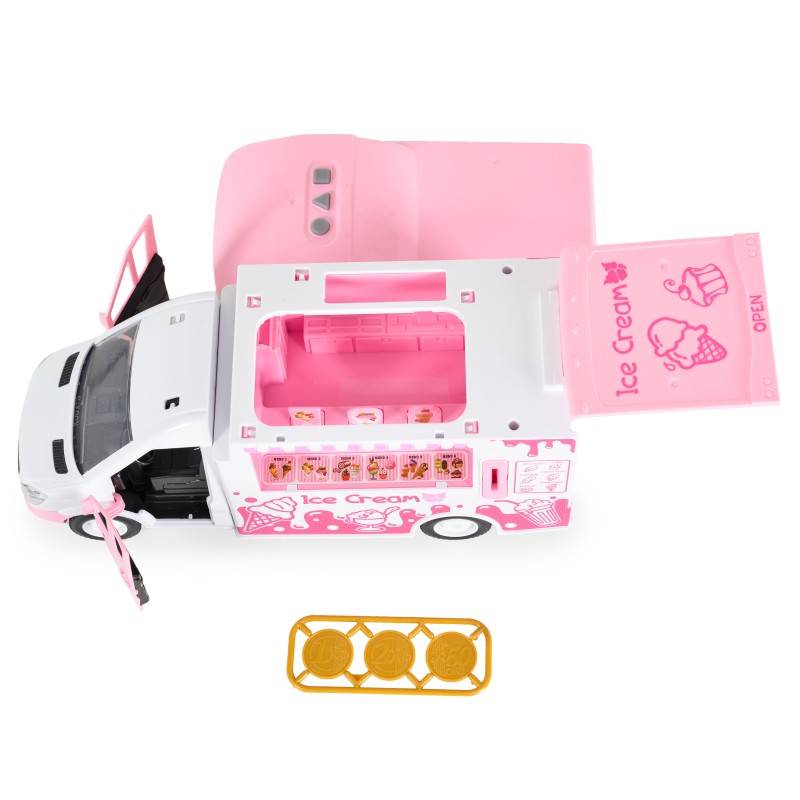 ICE CREAM TRUCK WITH LIGHT AND SOUND - 666-01P