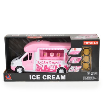ICE CREAM TRUCK WITH LIGHT AND SOUND - 666-01P