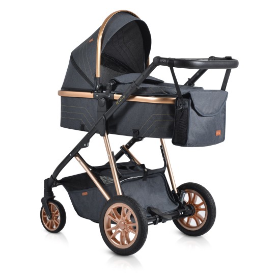 Baby stroller Midas black Baby stroller Midas black