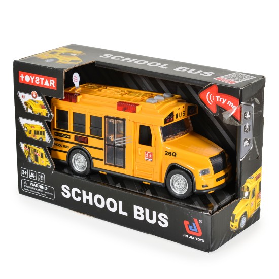 SCHOOL BUS WITH LIGHT&SOUND - 666-26Q SCHOOL BUS WITH LIGHT&SOUND - 666-26Q