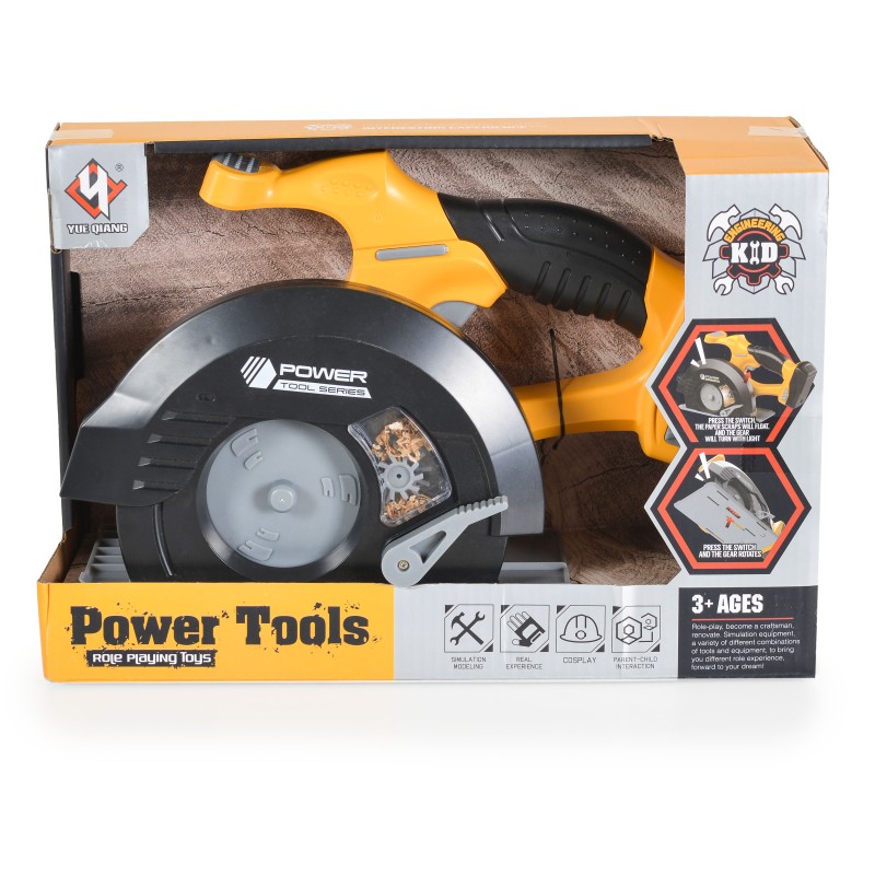 Buzz saw with sound and light T008